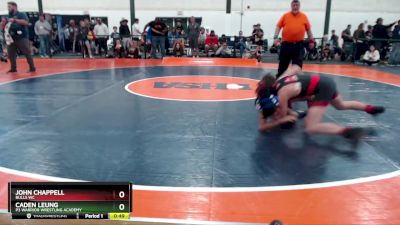 96-104 lbs Cons. Round 2 - John Chappell, Bulls WC vs Caden Leung, P3 Warrior Wrestling Academy