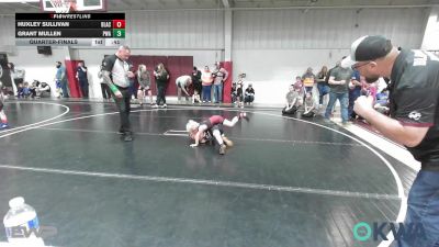 52 lbs Quarterfinal - Huxley Sullivan, Blackwell Wrestling Club vs Grant Mullen, Perry Wrestling Academy