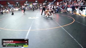 112 lbs Champ. Round 1 - Malachi Ortiz, Tampa Bay Tigers vs Braydon Tougas, SWAT