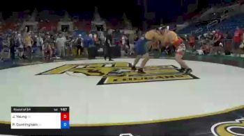 220 lbs Round Of 64 - Jason Young, Virginia vs Pierce Cunningham, Kansas