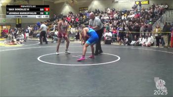 142 lbs Cons. Semi - Leonidas Marinopoulos, Cardinal Wrestling Club vs Max Gonzalez Iii, Red Wave Wrestling