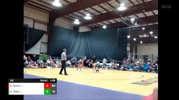 152 lbs Semis & 1st Wrestleback (8 Team) - Kaylee Davis, Black Mambas vs Ava Allen, Indiana INFERNO GOLD