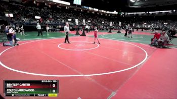 120 lbs Champ. Round 1 - Bentley Carter, NWW2 vs Colton Arrowood, Unattached