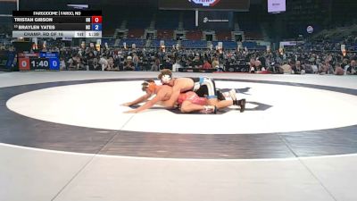 175 lbs Champ. Rd Of 16 - Tristan Gibson, Ohio vs Braylen Yates, North Carolina