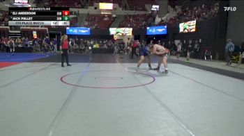 220 lbs 5th Place Match - Jack Pallet, Fergus Wrestling Club vs Eli Anderson, Moses Lake Wrestling Club
