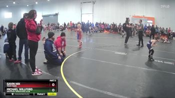 60 lbs Semifinal - Michael Willford, Grizzlies Wrestling Club vs Gavin Nix, Team Tiger