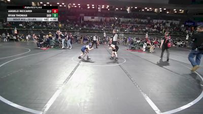 70 lbs Round Of 32 - Angelo Riccardi, Belvidere Braves vs Ryan Thomas, Saddle Brook