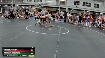 84 lbs Semis (4 Team) - Andrew Cosgrove, RedNose Wrestling vs Declan Jericho, Hammers Yellow