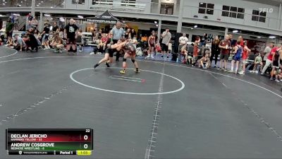 84 lbs Semis (4 Team) - Andrew Cosgrove, RedNose Wrestling vs Declan Jericho, Hammers Yellow