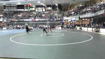 115 lbs Quarterfinal - Hadlie Younkin, Oakley HS vs Jacynn Boeken, Sterling HS