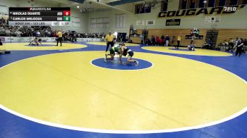 123 lbs Round Of 16 - Nikolas Duarte, Addison Trail (IL) vs Carlos Melgoza, Kingsburg