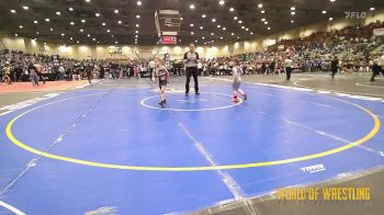 70 lbs Round Of 16 - Kayson Shamhart, Klamath Basin Warriors vs Zeek Buchan, Sherman Challengers