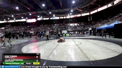 145 lbs Cons. Round 1 - Jose Torres, American Falls vs Caleb Buffington, Crook County