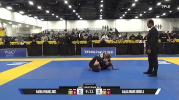 Salla Mari Simola vs Nadia Frankland 2025 World IBJJF Jiu-Jitsu No-Gi Championship