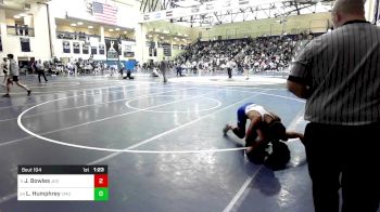 139 lbs Round Of 32 - Jayden Bowles, Jesuit High School - Tampa vs Luke Humphrey, Camden Catholic