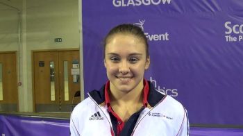 Glasgow post-competition interview with Ruby Harrold