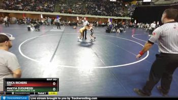 87 lbs Round 5 - Makyia Djoumessi, Waverly Area Wrestling Club vs Erica Richers, Iowa