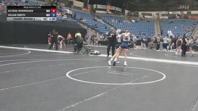 138 lbs Champ. Round 2 - Julian Smith, Missouri Baptist University vs Alyssa Rodriguez, Wayland Baptist University