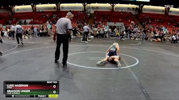 84 lbs Cons. Round 1 - Luke Hageman, CPWA vs Grayson Unger, Lake Catholic