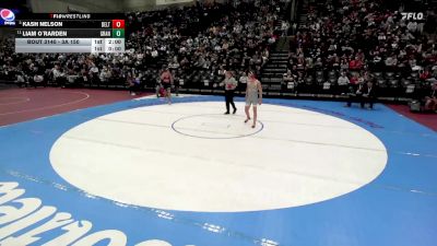 3A 150 lbs Quarterfinal - Kash Nelson, Delta vs Liam O`rarden, Grantsville