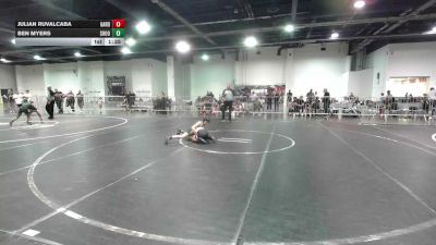 74 lbs Quarterfinal - Julian Ruvalcaba, Garden City WC vs Ben Myers, Shootbox WC