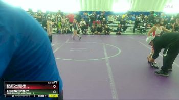 60 lbs Round 7 (8 Team) - Easton Egan, Backyard Brawlers vs Lorenzo Palfy, Neighborhood Wrestling