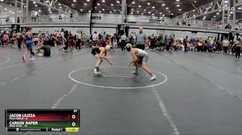 92 lbs Round 6 (8 Team) - Carson Raper, Ohio Gold vs Jacob Liuzza, Full Circle