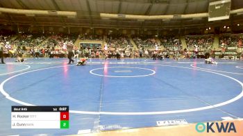 55 lbs Consi Of 16 #2 - Hudson Rooker, Standfast vs John-John Dunn, Barnsdall Youth Wrestling