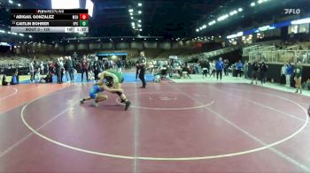 120 lbs Semifinal - Abigail Gonzalez, Miami Southridge Hs vs Caitlin Bohrer, Ft Pierce Central