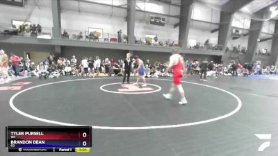 157 lbs Champ. Round 2 - Tyler Pursell, WA vs Brandon Dean, CO