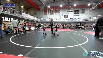 43 lbs Consi Of 4 - Jett Hamm, Pocola Youth Wrestling vs Holden Real, Sallisaw Takedown Club