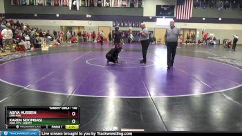 130 lbs Cons. Round 2 - Karen Ndombasi, Iowa City, Liberty vs Asiya Hussein, Linn-Mar