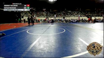 98 lbs Round Of 16 - Desiray Hallmark, Coweta Tiger Wrestling vs Kaylie Peckham, Harrah Little League Wrestling