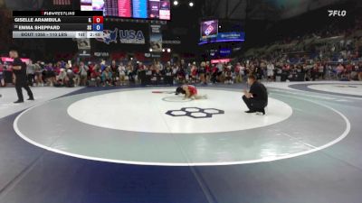 110 lbs Champ. Rd Of 64 - Giselle Arambula, IL vs Emma Sheppard, SC