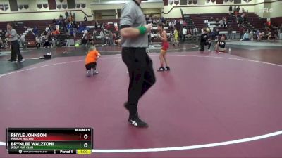 J-4 lbs Round 5 - Rhyle Johnson, Marion Wolves vs Brynlee Walztoni, Jesup Mat Club