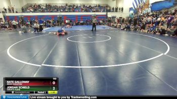 132 lbs Semifinal - Jordan Schield, Coeur D Alene vs Nate Galloway, Rocky Mountain