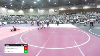 78 lbs 5th Place - Grayson Ungureanu, Rampage WC vs Garrett Clark, Elk Grove Wr Acd