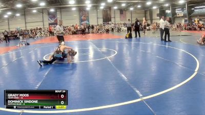 84 lbs Rd# 9- 2:15pm Saturday Final Pool - Dominick Sindone, Gotcha Blue vs Grady Moos, Team Ohio