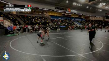 190 Silver 1st Place Match - Cristopher Mesina, Joliet (Catholic Academy) vs Jax Kibler, Wilmot Union