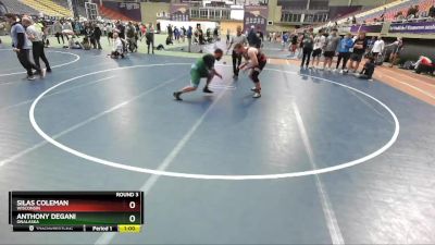 100 lbs Round 3 - Silas Coleman, Wisconsin vs Anthony Degani, Onalaska