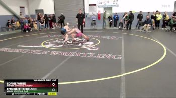 90 lbs Semifinal - Sophie White, Pioneer Grappling Academy vs Emberlee Mickelson, Kodiak Wrestling Club