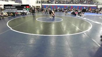 126 lbs 3rd Place Match - Carter Newby, Coeur D Alene vs Calister Crosby, University