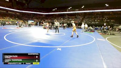 126 Class 2 lbs Quarterfinal - Colton Flick, Cameron vs Caden Thompson, Seneca