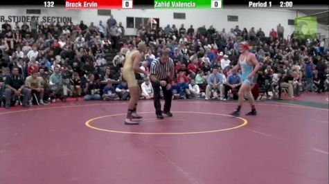 132 f, Zahid Valencia, SJB vs Brock Ervin, UNCO