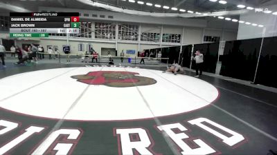 197 lbs Cons. Round 3 - Jack Brown, Castleton vs Daniel De Almeida, Springfield