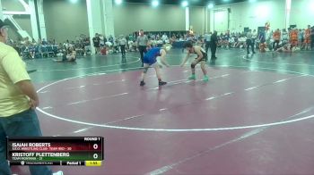 165 lbs Round 1 (6 Team) - Kristoff Plettenberg, Team Montana vs Isaiah Roberts, S.E.O. Wrestling Club- Team Red