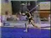 1980 US Olympic Trials gymnastics Beth Kline FX