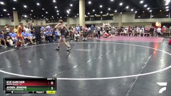 126 lbs Round 1 (6 Team) - Ayden Jenkins, Team Chattanooga vs Kye Karcher, BRAWL Black