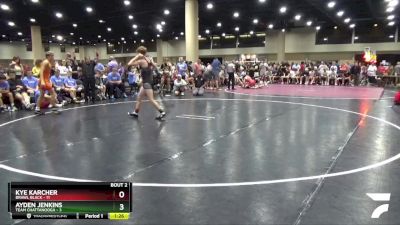 126 lbs Round 1 (6 Team) - Ayden Jenkins, Team Chattanooga vs Kye Karcher, BRAWL Black