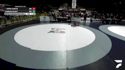 All Cadet Boys Freestyle Lower - 94 lbs Semis - Aiden Garcia, Rough House Wrestling vs Carson Wyatt, Dethrone Wrestling Club
